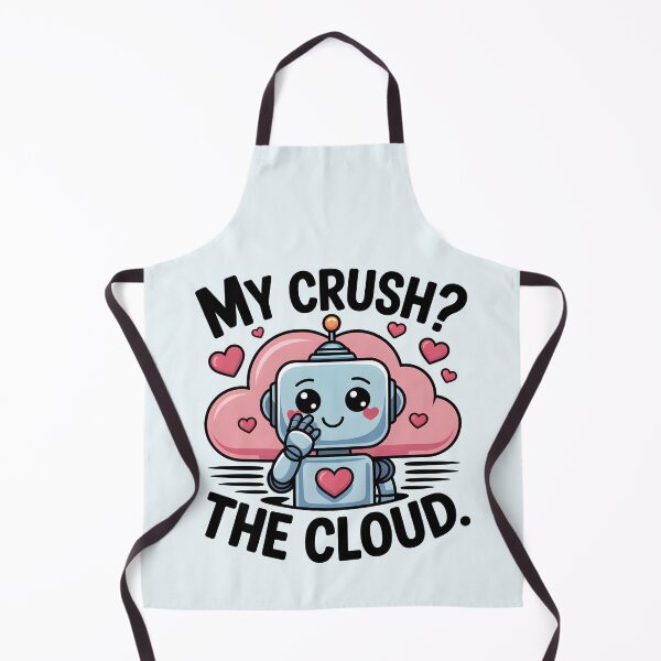 Artikelvorschau, Mein Schwarm? Die Cloud. – Lustiger KI-Technik-Liebeshumor entworfen und verkauft von Jollys-ArtShop.