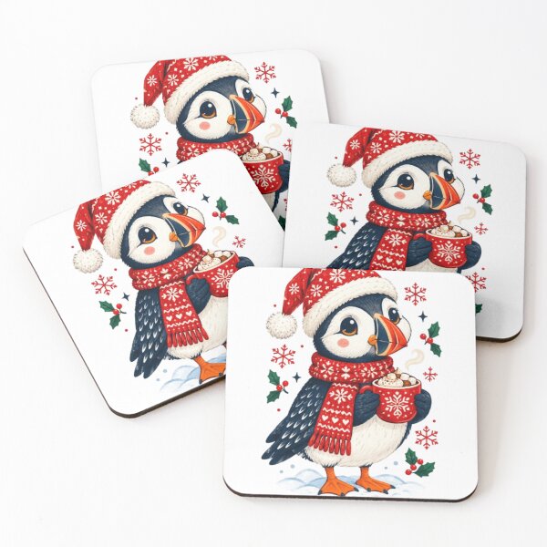 Item preview, christmas puffin designed and sold by Obinne.