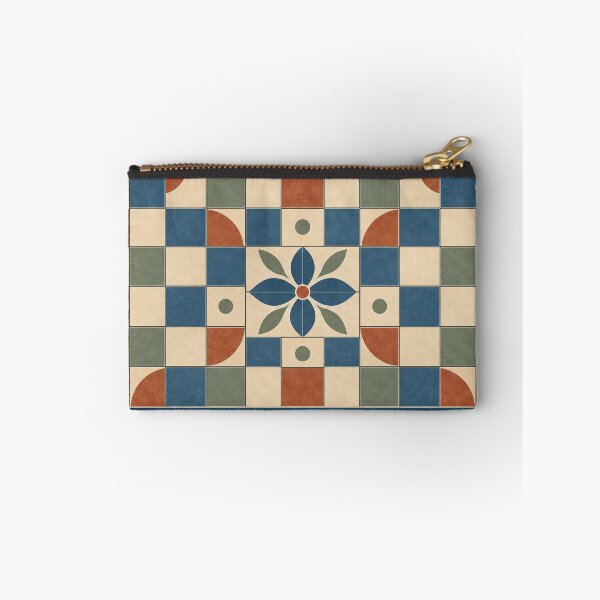 Item preview, Courtyard Tile – Mediterranean Geometric Bath Mat designed and sold by astersgraphics.