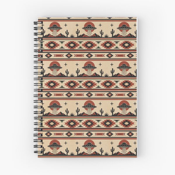 Item preview, Funny Southwestern UFO Pattern designed and sold by ChunkByChunk.