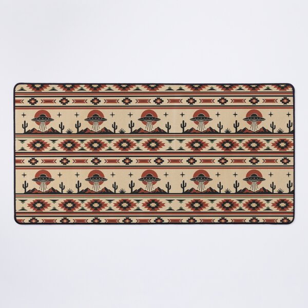 Item preview, Funny Southwestern UFO Pattern designed and sold by ChunkByChunk.