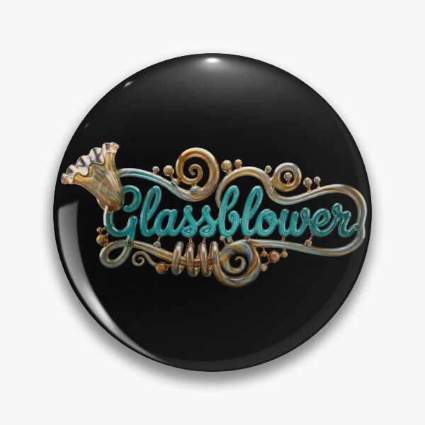 Item preview, Glassblower Art Glass Lampwork Design – Silver & Gold Fume 3D Torchwork designed and sold by BadassBazaar.