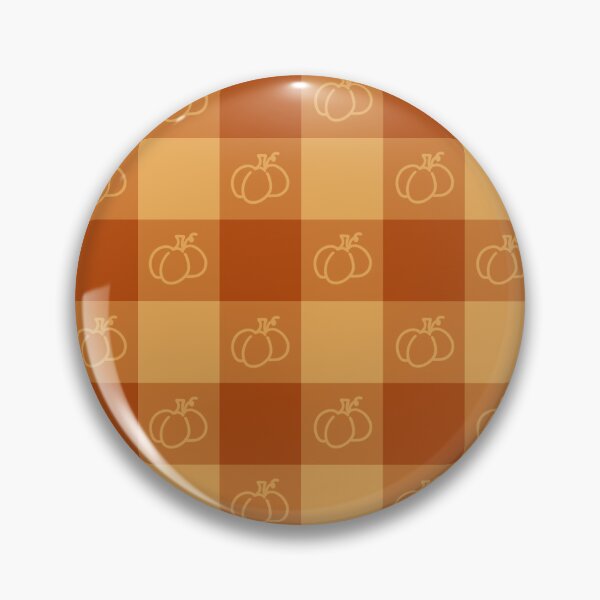 Item preview, Pumpkin Gingham designed and sold by Off-The-Wahl Charms & Co..