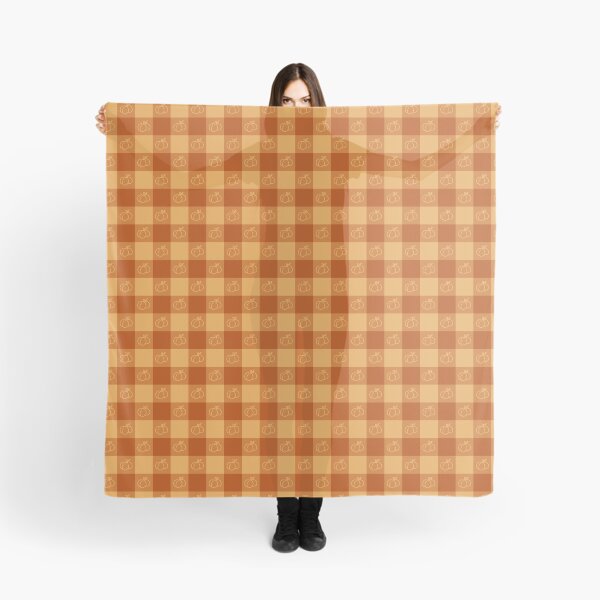 Item preview, Pumpkin Gingham designed and sold by Off-The-Wahl Charms & Co..