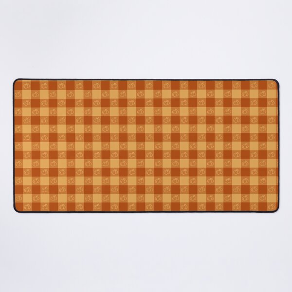 Item preview, Pumpkin Gingham designed and sold by Off-The-Wahl Charms & Co..