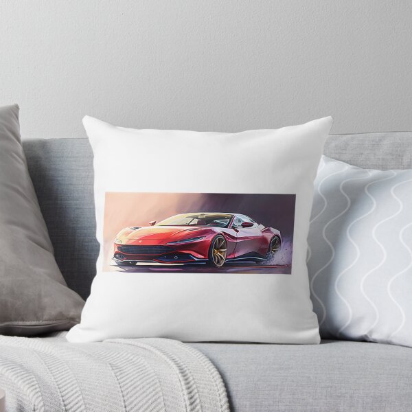 Item preview, Elegant Illustration of a Ferrari Roma Sports Car Artwork designed and sold by LeilaMounia.