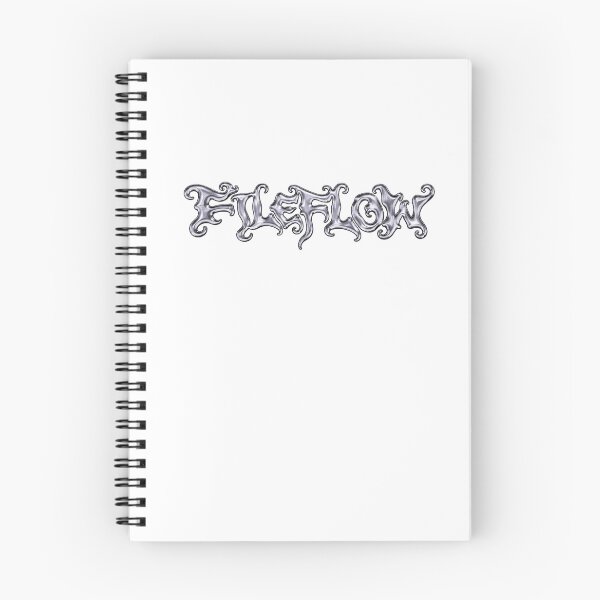 Item preview, FILEFLOW – Silver Liquid Chrome Y2K Typography designed and sold by FileFlowStudio.