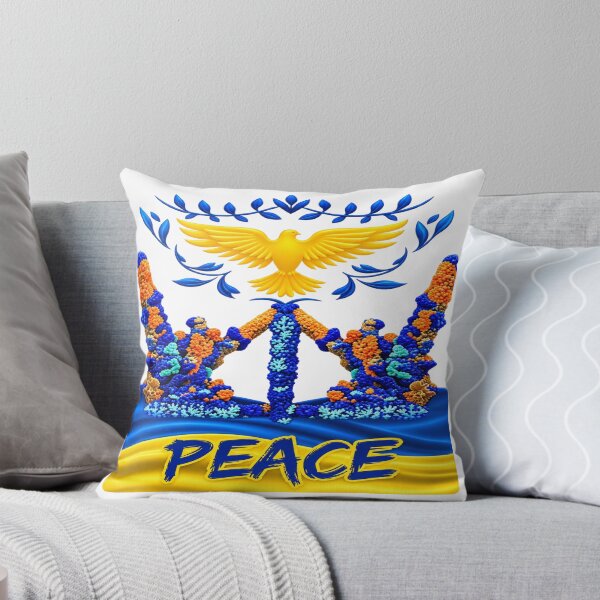Item preview, Peace For Ukraine Patriotic Azurite mineral designed and sold by ArtDesignTp.