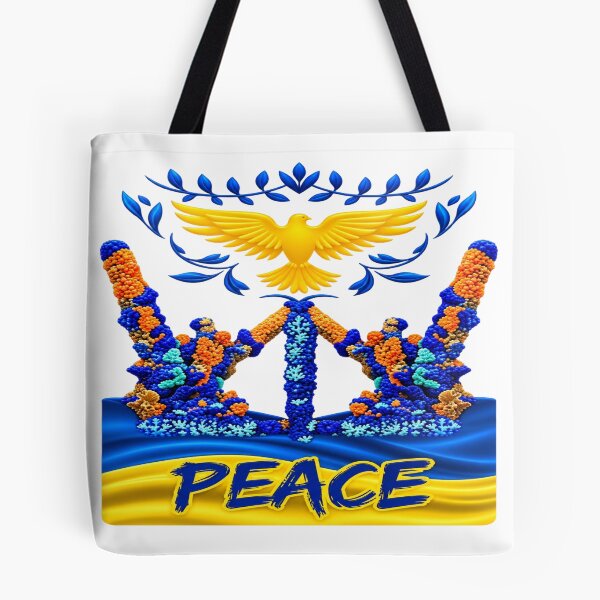 Item preview, Peace For Ukraine Patriotic Azurite mineral designed and sold by ArtDesignTp.