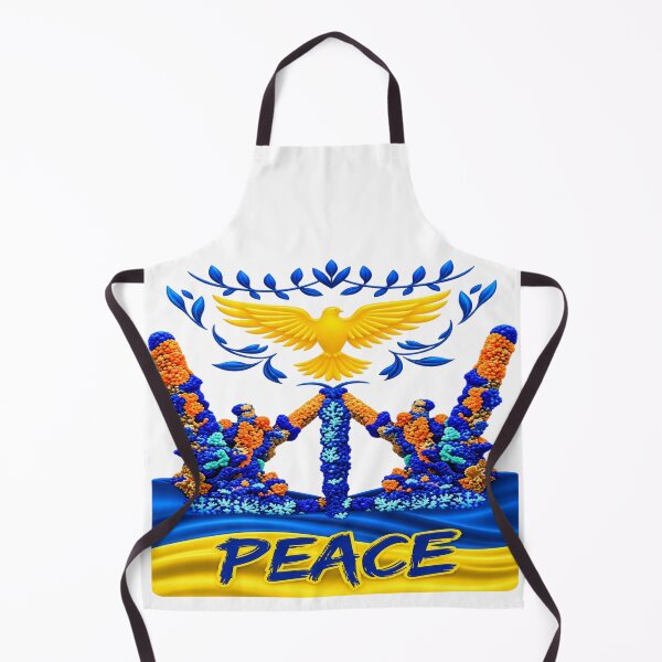 Item preview, Peace For Ukraine Patriotic Azurite mineral designed and sold by ArtDesignTp.