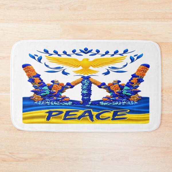 Item preview, Peace For Ukraine Patriotic Azurite mineral designed and sold by ArtDesignTp.