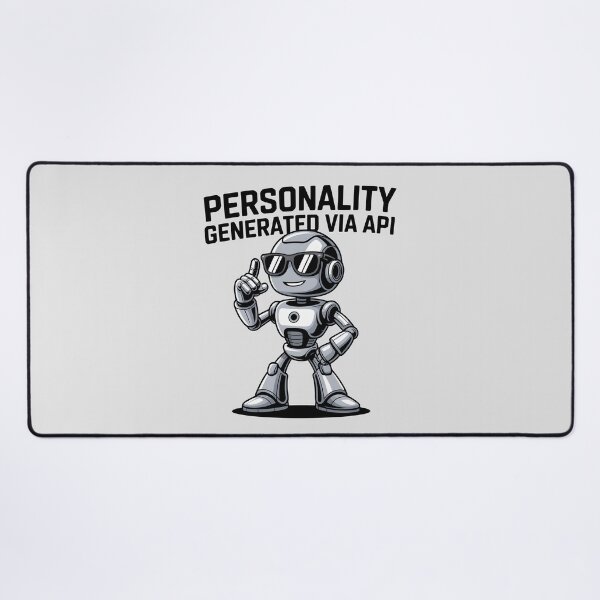 Item preview, Personality Generated via API – Funny AI Developer Humor designed and sold by Jollys-ArtShop.