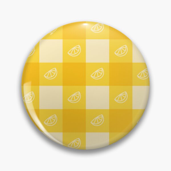 Artikelvorschau, Zitronen-Gingham entworfen und verkauft von Off-The-Wahl Charms & Co..