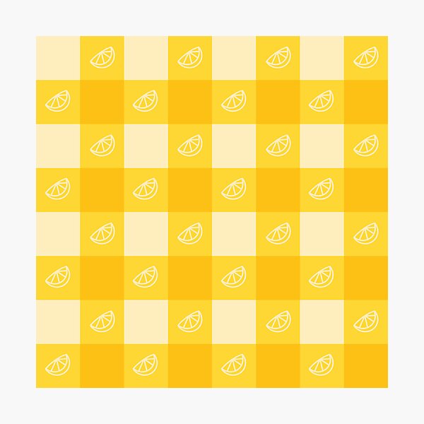 Artikelvorschau, Zitronen-Gingham entworfen und verkauft von Off-The-Wahl Charms & Co..