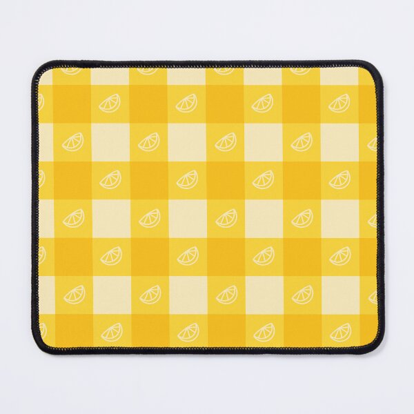 Item preview, Lemon Gingham designed and sold by Off-The-Wahl Charms & Co..