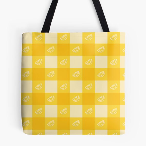 Item preview, Lemon Gingham  designed and sold by Off-The-Wahl Charms & Co..