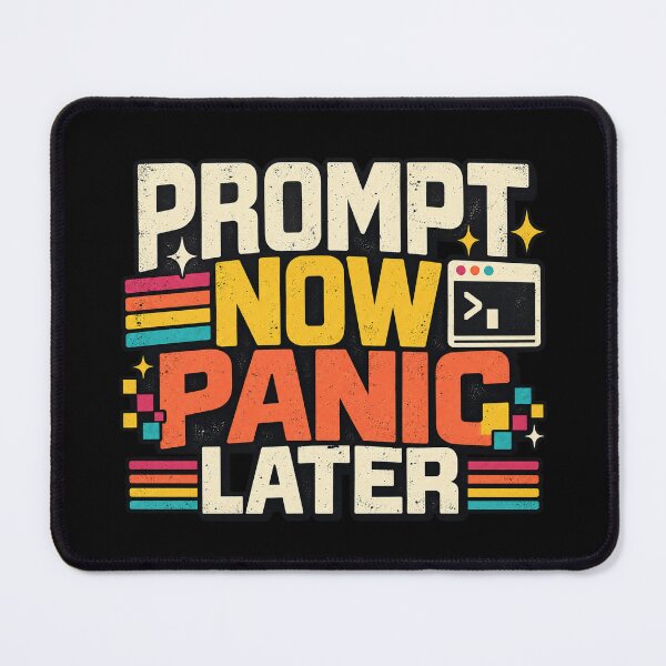 Item preview, Prompt Now Panic Later designed and sold by screenpromos.