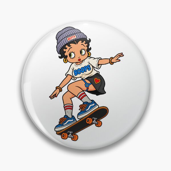 Item preview, Betty Boop Skater Kickflip designed and sold by AbuTshirt.