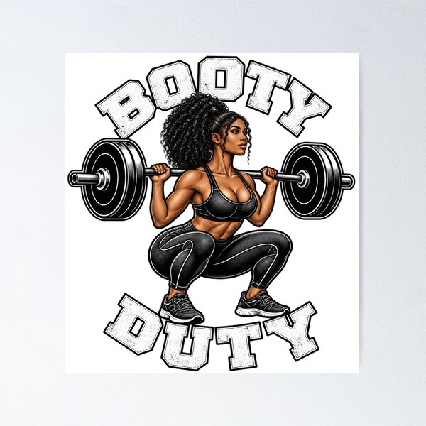 Aperçu de l'œuvre Booty Duty Curly Lift créée et vendue par Numerous-Niches.