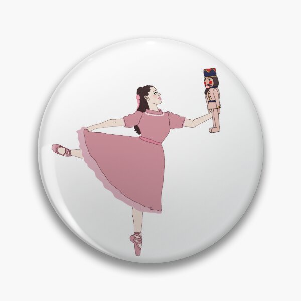 Artikelvorschau, Clara/Marie mit dem Nussknacker | Ballerina entworfen und verkauft von Adventure Girls Studio.