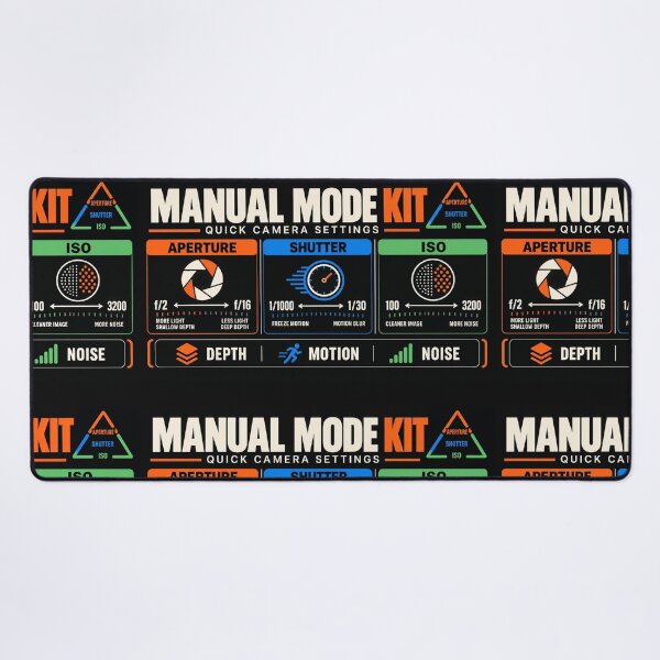 Item preview, Manual Mode Kit – Photography Settings Zipper Pouch designed and sold by astersgraphics.