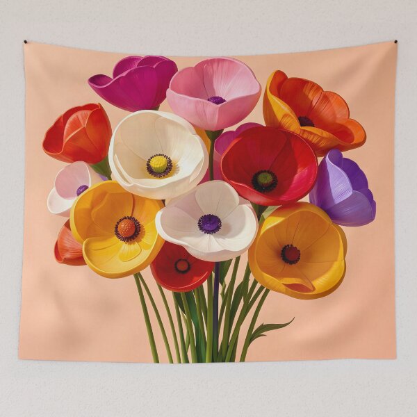 Item preview, Colorful Bouquet of Paper Flowers designed and sold by Vicky Brago-Mitchell®.
