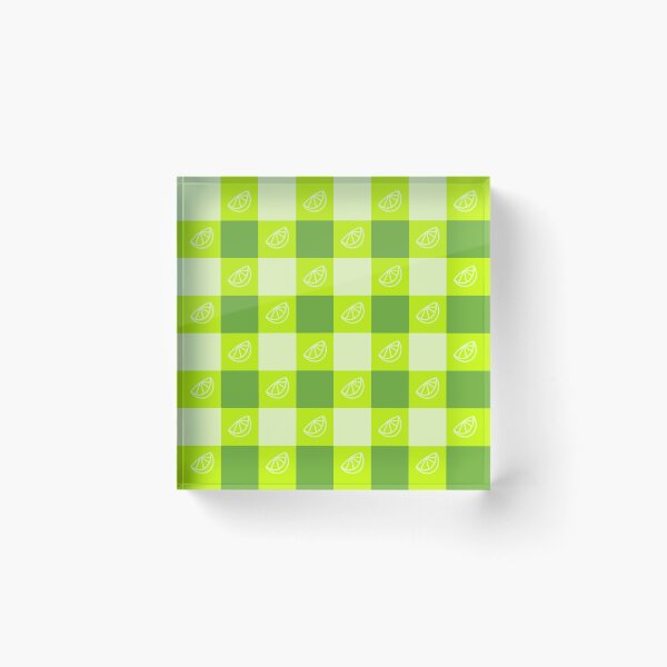 Item preview, Lime Gingham designed and sold by Off-The-Wahl Charms & Co..