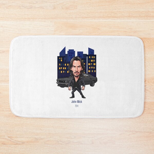 Item preview, Caricature of Keanu Reeves as John Wick in the city at night designed and sold by vectorlove.