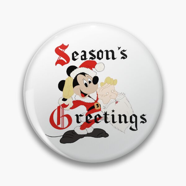 Item preview, Mickey Mouse vintage con máscara de Papá Noel designed and sold by Adventure Girls Studio.