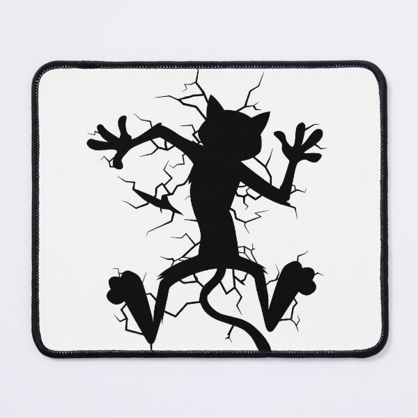 Item preview, Funny Splat Cat Silhouette | Cartoon Wall Crash designed and sold by lahmar-abbou.
