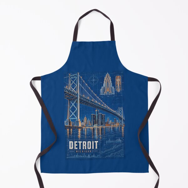 Item preview, Detroit - Michigan - USA designed and sold by GoodOldVintage.