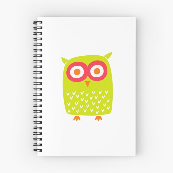 Item preview, Cute Lime Green Owl with Pink Eyes designed and sold by -KRAFTWERK.