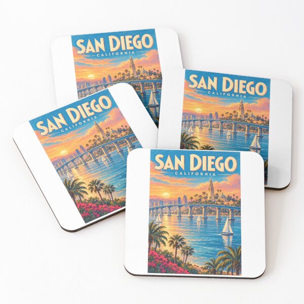 Item preview, San Diego - California  designed and sold by GoodOldVintage.