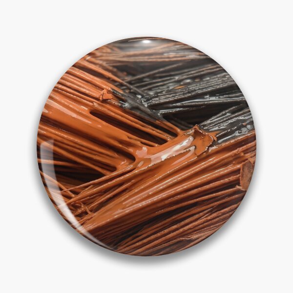 Item preview, Paintbrush Bristles Holding Burnt Orange Dried Paint designed and sold by ASSEMBLE WONDER.
