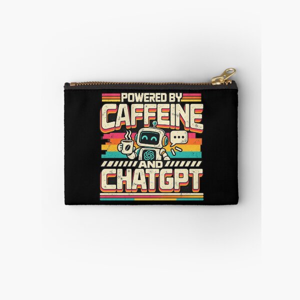 Aperçu de l'œuvre Propulsé par Caffeine et ChatGPT créée et vendue par screenpromos.