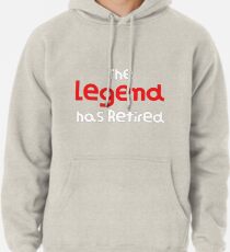 Sudadera con capucha La leyenda se ha retirado Regalo hilarante Regalo divertido de jubilación