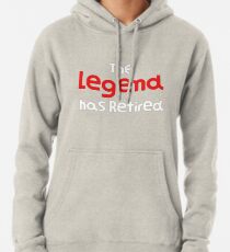 Sudadera con capucha La leyenda se ha retirado Regalo hilarante Regalo divertido de jubilación