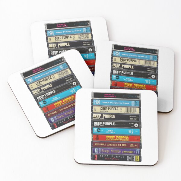 Item preview, Deep Purple - Studio Albums - Vintage Cassette Print designed and sold by Mr Mustard Prints.