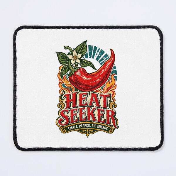 Item preview, Heat Seeker Vintage Red Chili Pepper designed and sold by sasaPRO.