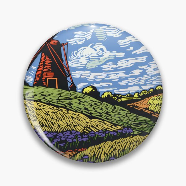 Item preview, Windmill and flowers designed and sold by NeilCoo.