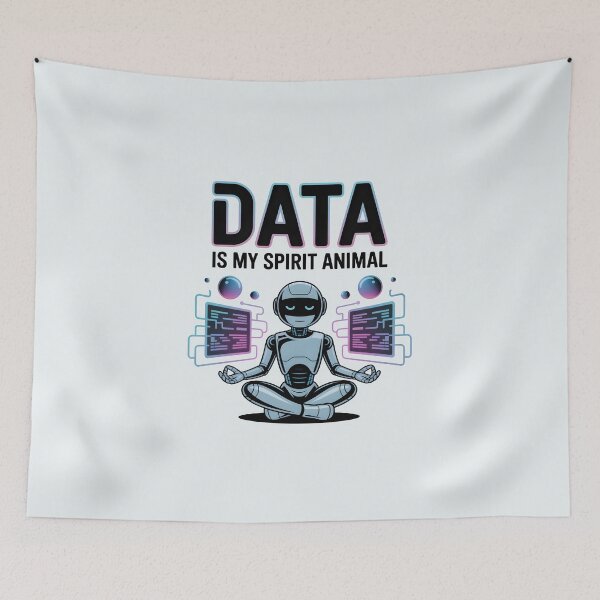 Item preview, Data Is My Spirit Animal – Funny AI Data Science Humor designed and sold by Jollys-ArtShop.