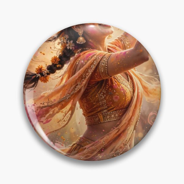Item preview, Holi Dancer | Joyful Indian Festival Celebration Art designed and sold by Mr7Williams.