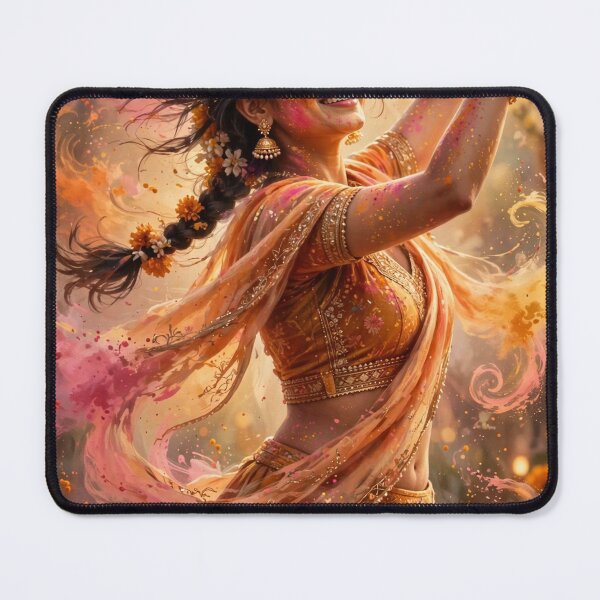 Item preview, Holi Dancer | Joyful Indian Festival Celebration Art designed and sold by Mr7Williams.