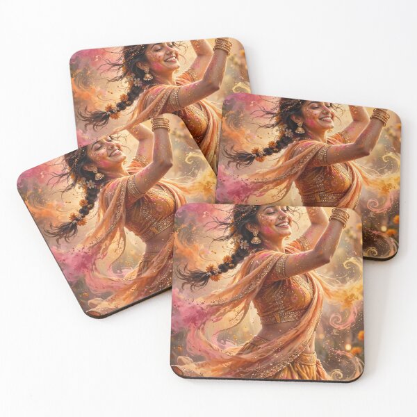 Item preview, Holi Dancer | Joyful Indian Festival Celebration Art designed and sold by Mr7Williams.