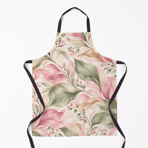 Item preview, Blush Pink & Sage Leaves – Pastel Botanical Watercolor Pattern designed and sold by HO•Designs.