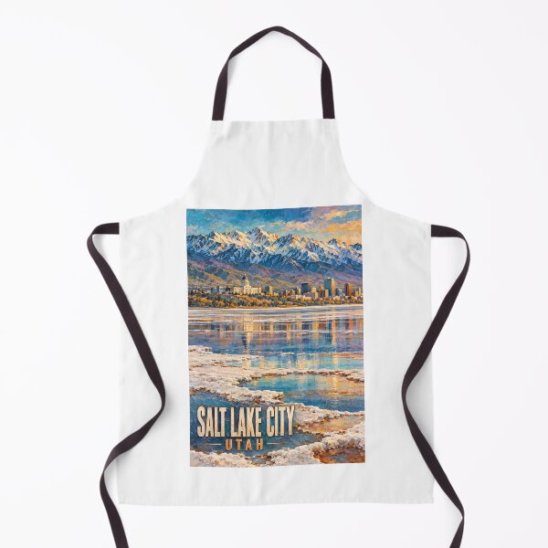 Aperçu de l'œuvre Salt Lake City - Utah créée et vendue par GoodOldVintage.