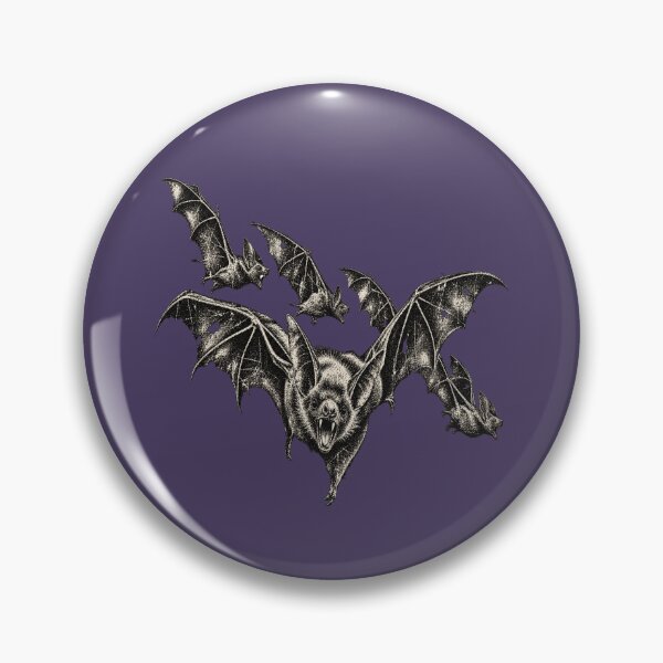 Item preview, Realistic Bat Formation Art for Goth Bat Lovers designed and sold by POD DYNASTY | Original Print On Demand T-Shirt Graphics.
