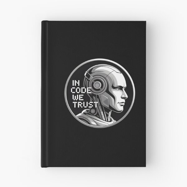 Artikelvorschau, In Code We Trust – Futuristischer Programmierer-Tech-Humor entworfen und verkauft von Jollys-ArtShop.