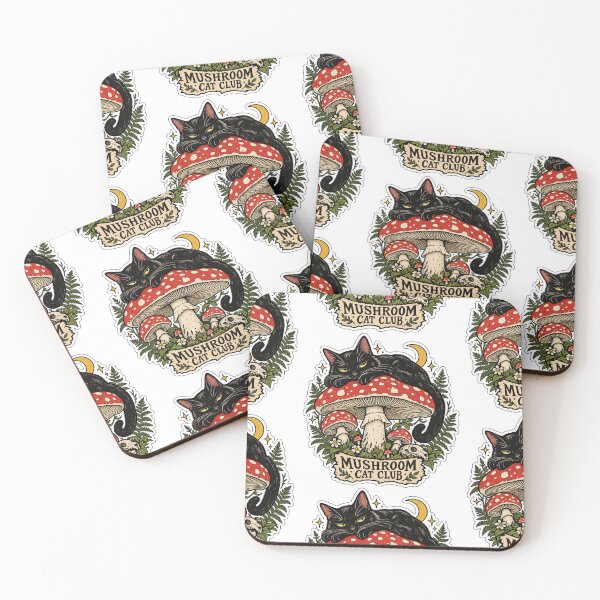 Item preview, Mushroom cat club  designed and sold by ArtaxLives.
