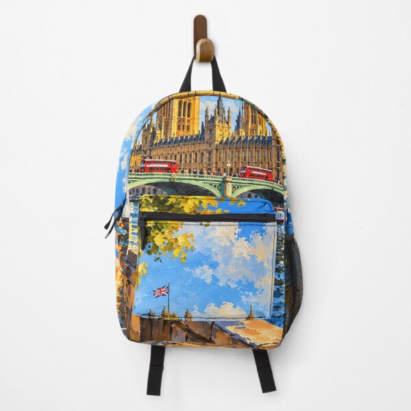 Artikelvorschau, London Calling – Big Ben und die Themse in Farbe entworfen und verkauft von OzyWear.